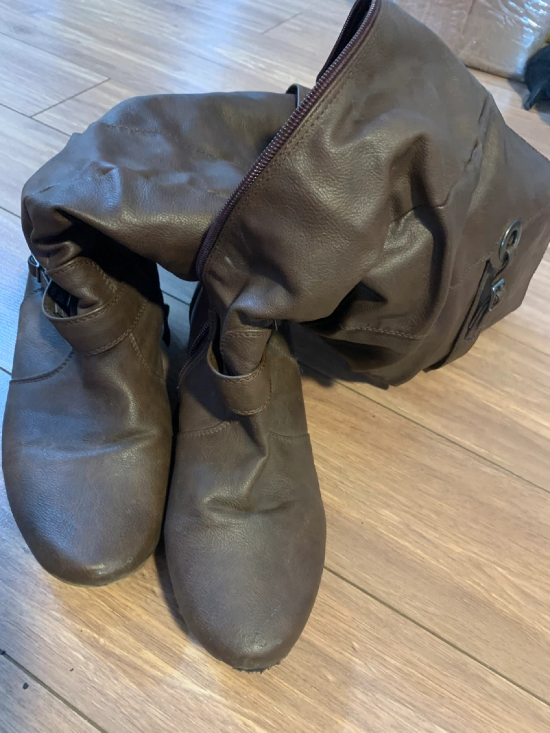 STEPSS Women's Brown Knee-High Boots Size 38 - photo 2