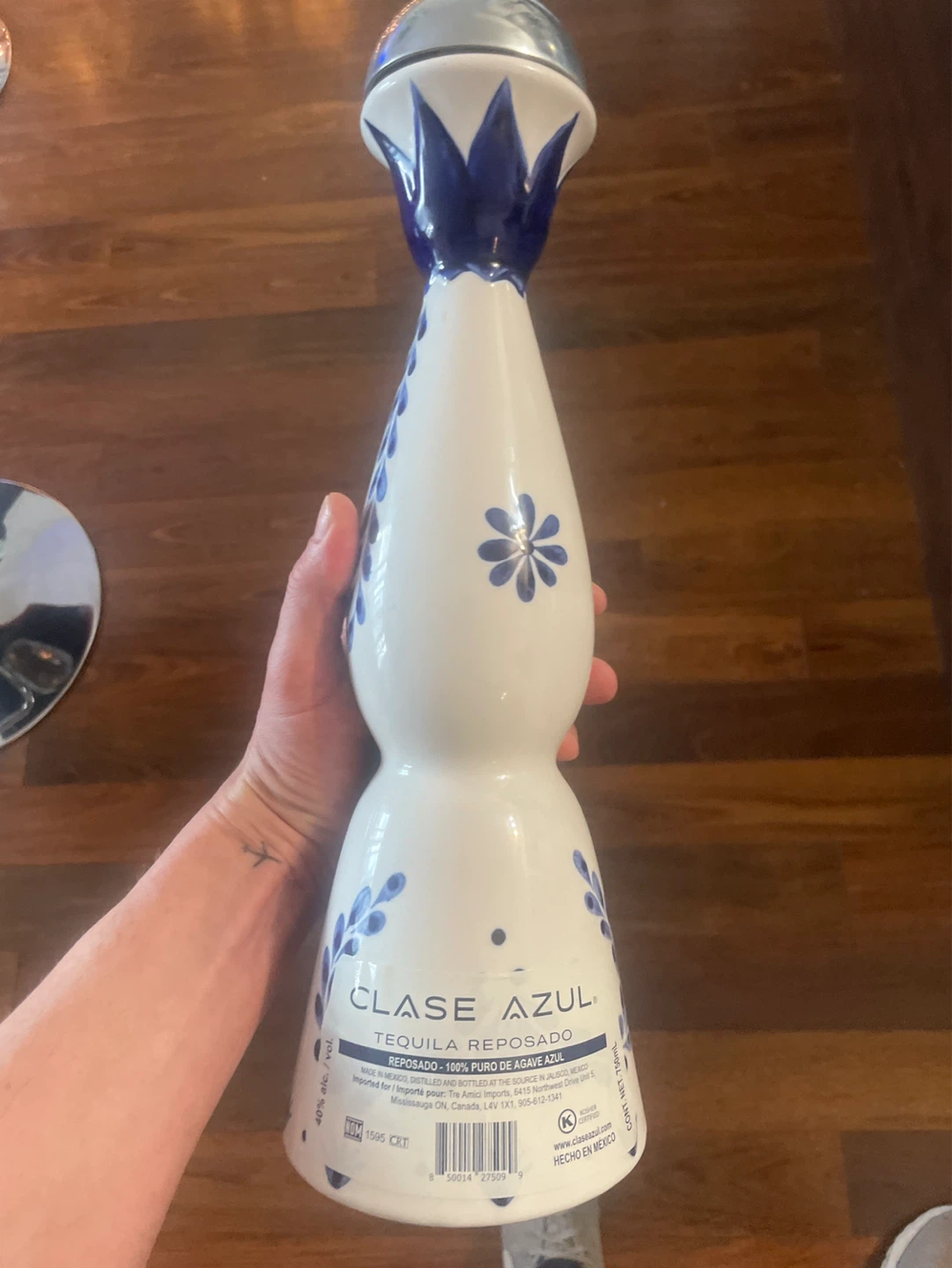 Clase Azul Reposado Tequila Bottle - photo 2