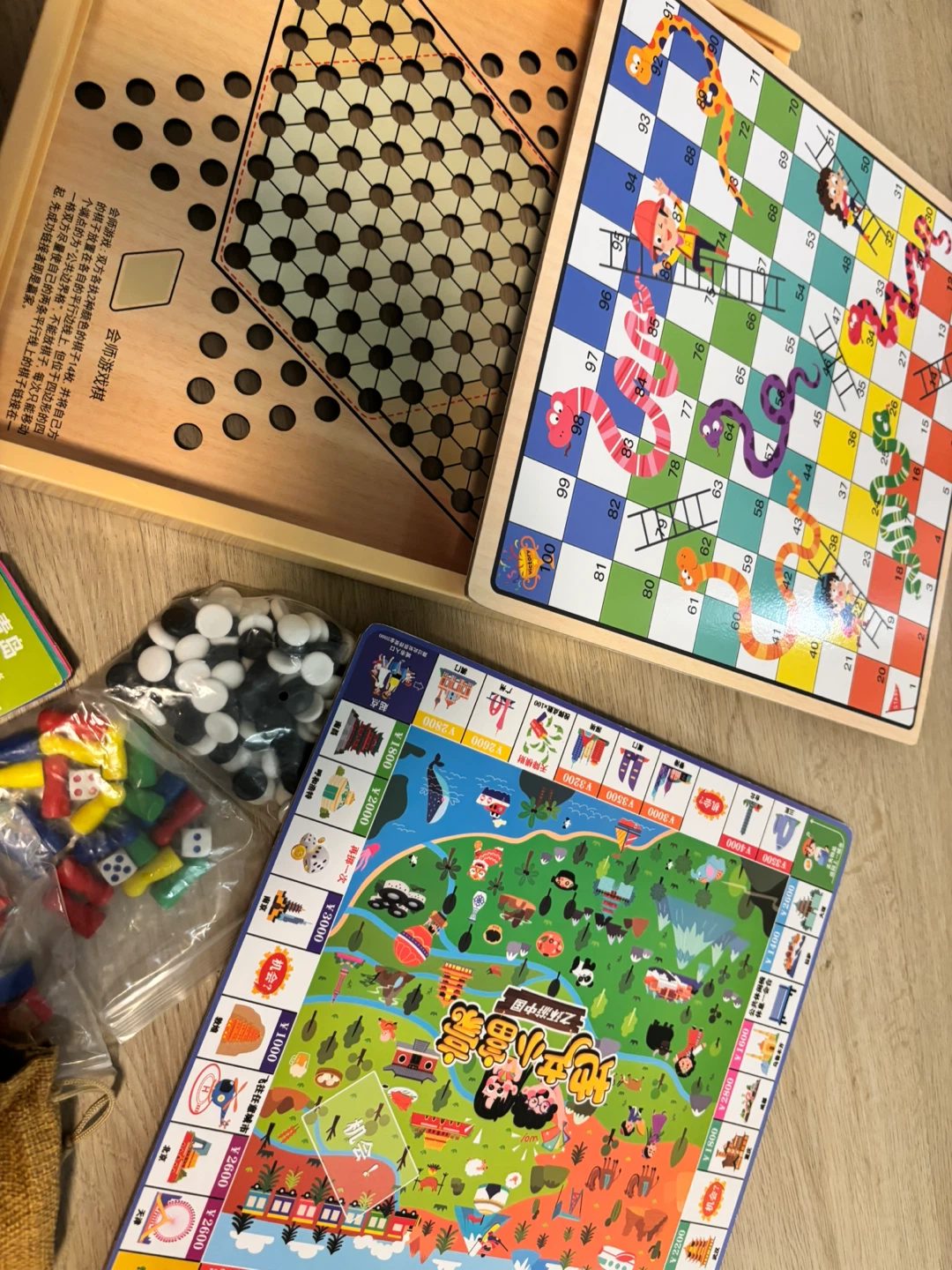 Multi-Game Wooden Board Set , board games - photo 2