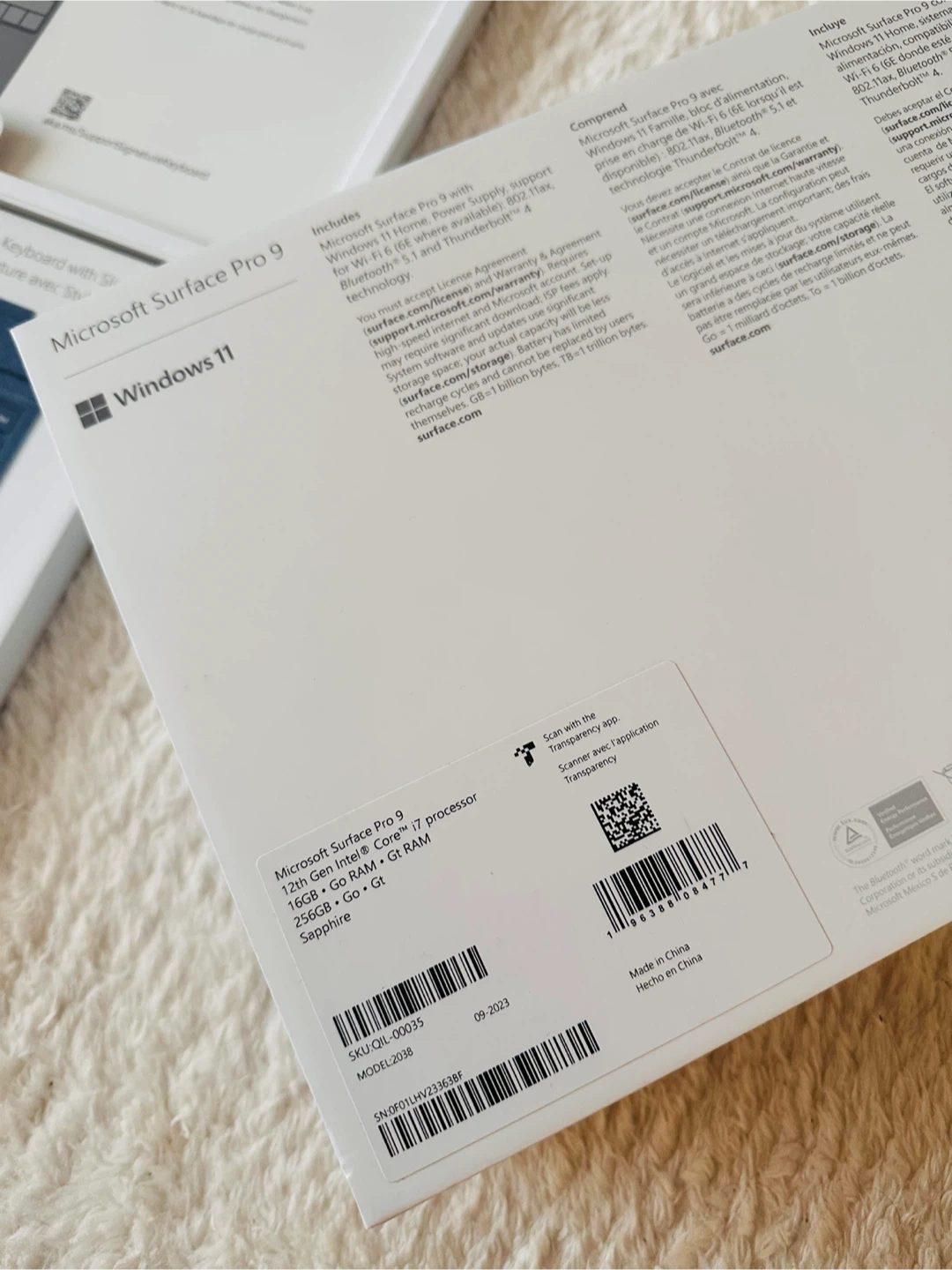 ‭Microsoft Surface Pro 9 13" 256GB Intel Evo i7 16GB‬ RAM‭ - photo 3