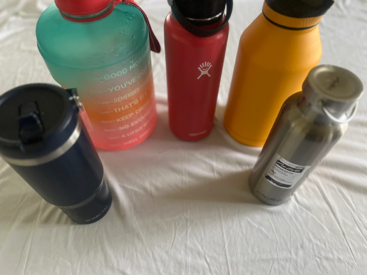 Assorted Water Bottles