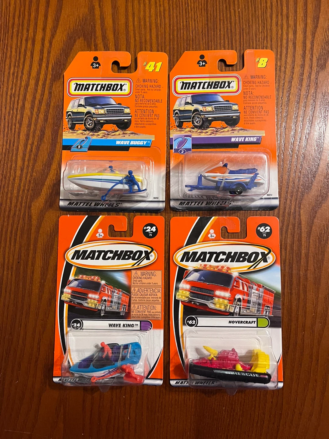 VINTAGE (1998-2000) MATCHBOX BOATS 1:64 SCALE DIECAST