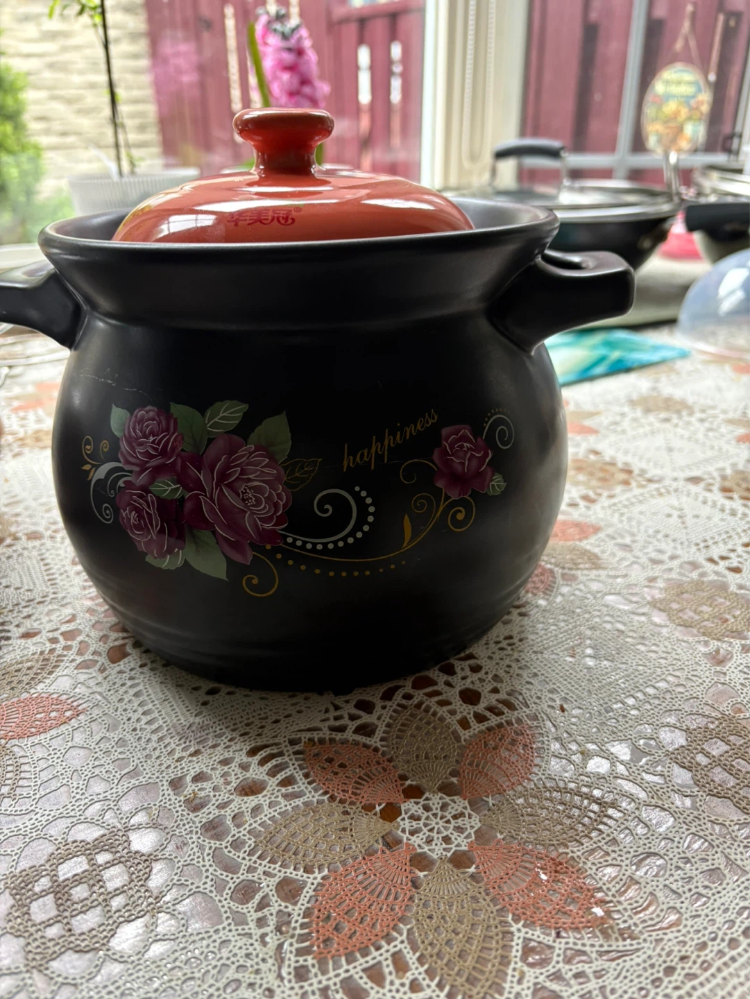 Ceramic Stock Pot with Lid