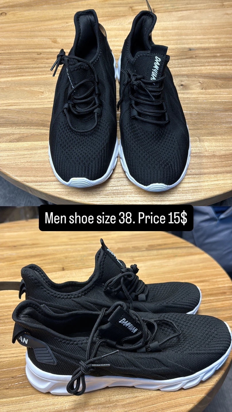 Men's Black Dress Shoes Size 39