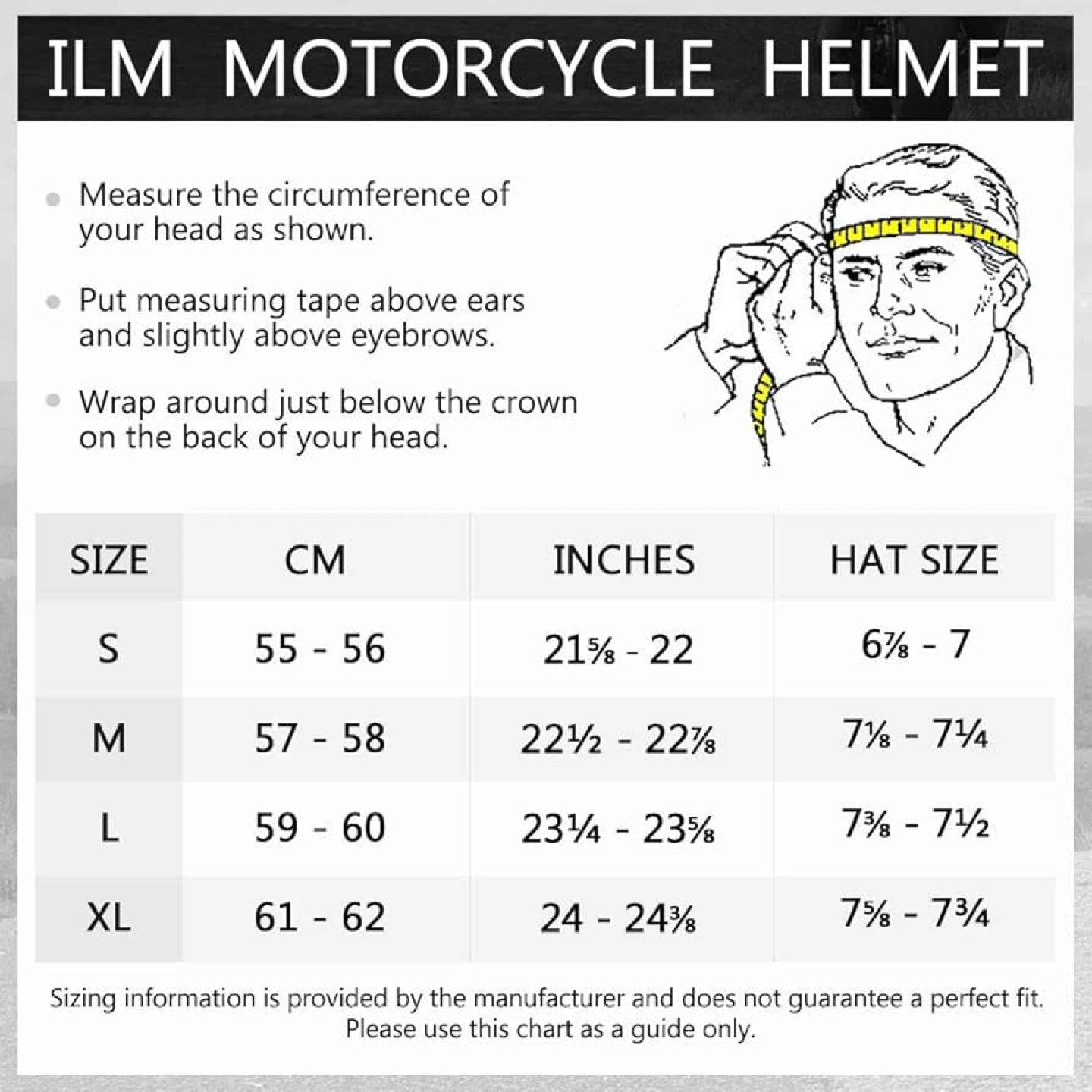 ILM Full Face Motorcycle Street Bike Helmet - photo 2