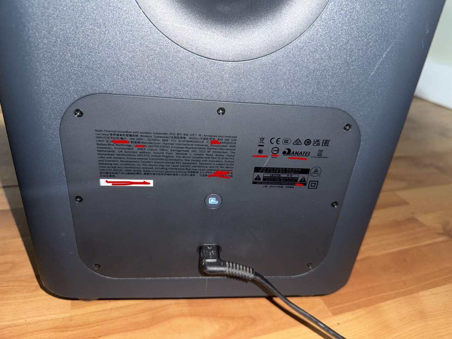 Jbl soundbaar-500 with sub wooder - photo 2