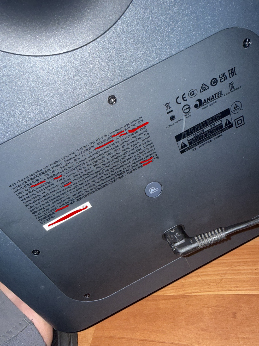 Jbl soundbaar-500 with sub wooder - photo 4