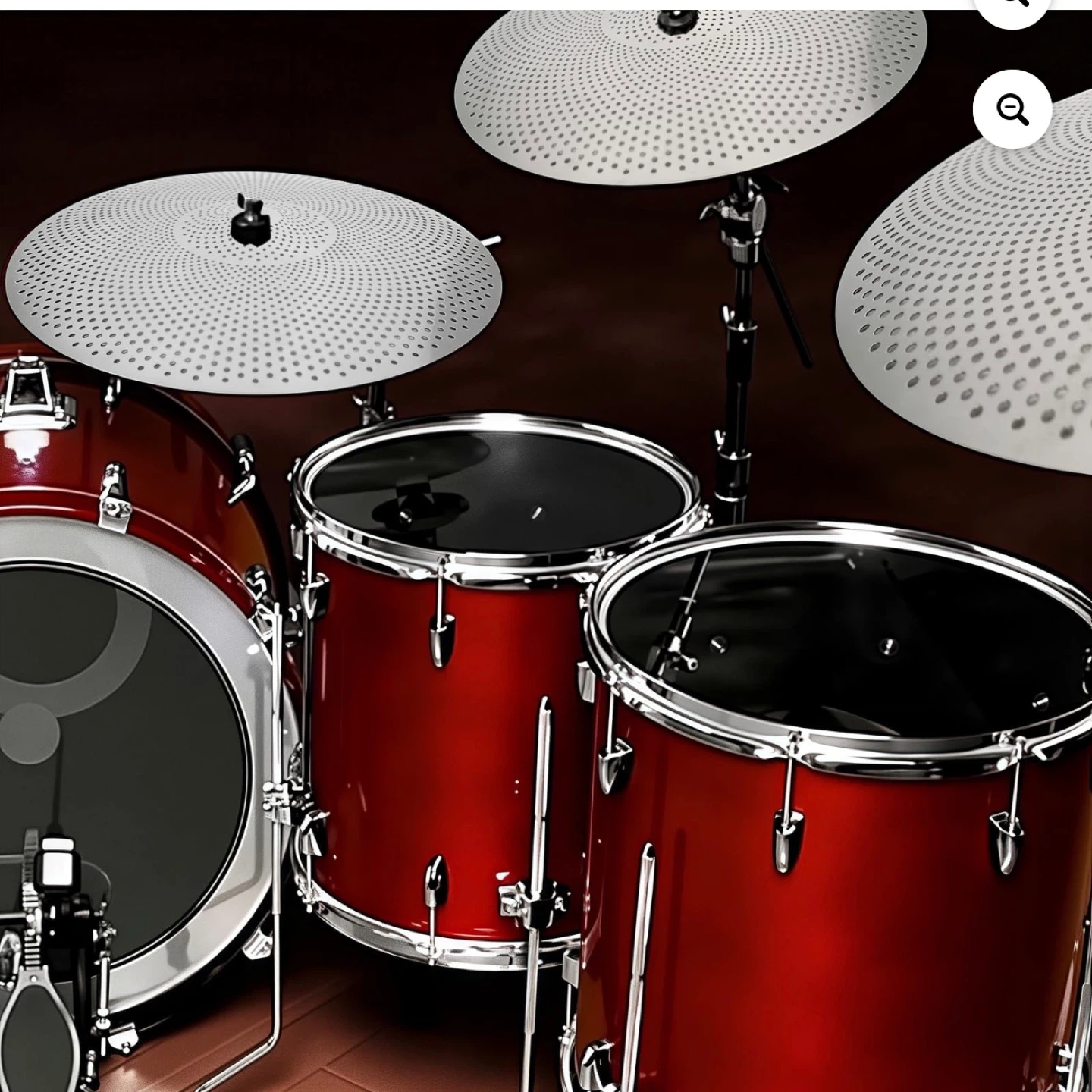 5 PCS Low Volume Cymbal Pack, Practice Cymbals Set, Quiet Cymbal - photo 2