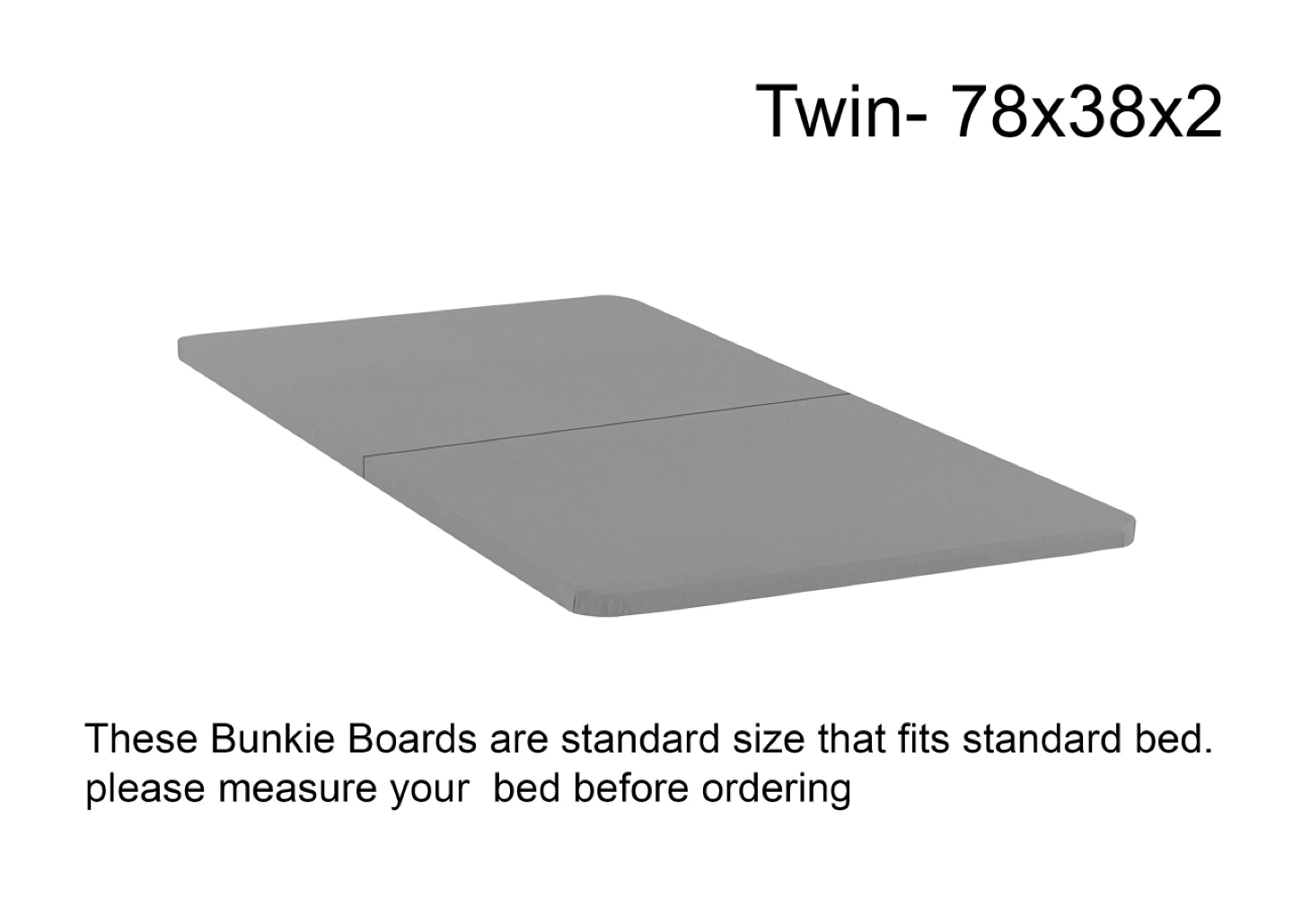 Split Bunkie Board Madein USA, Twin - photo 3