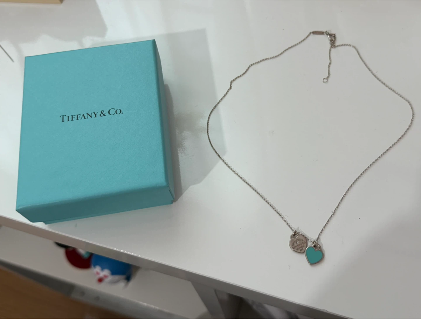 Tiffany & Co. Sterling Silver Heart Tag Necklace