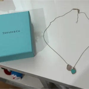 Tiffany & Co. Sterling Silver Heart Tag Necklace