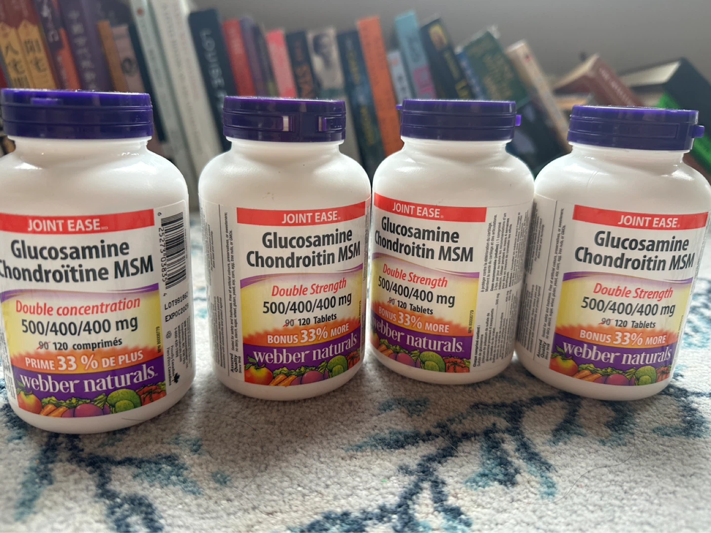 Webber Naturals Glucosamine Supplement (4 Bottles)