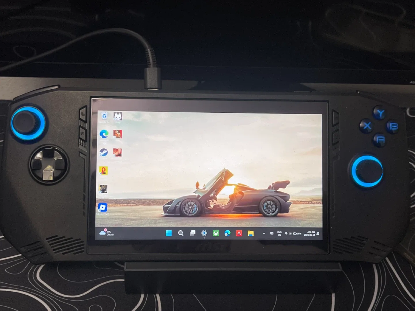 MSI Claw A1M Handheld Pc with Dock and Charger