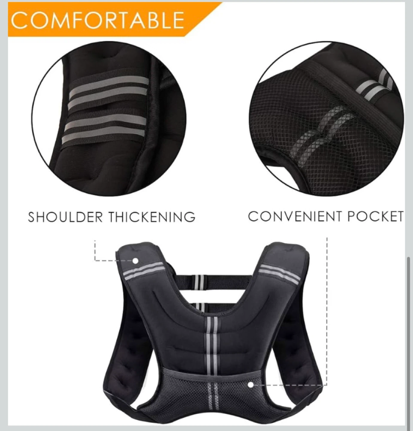 New 12 lbs Prodigen Running Weight Vest Grey - photo 4