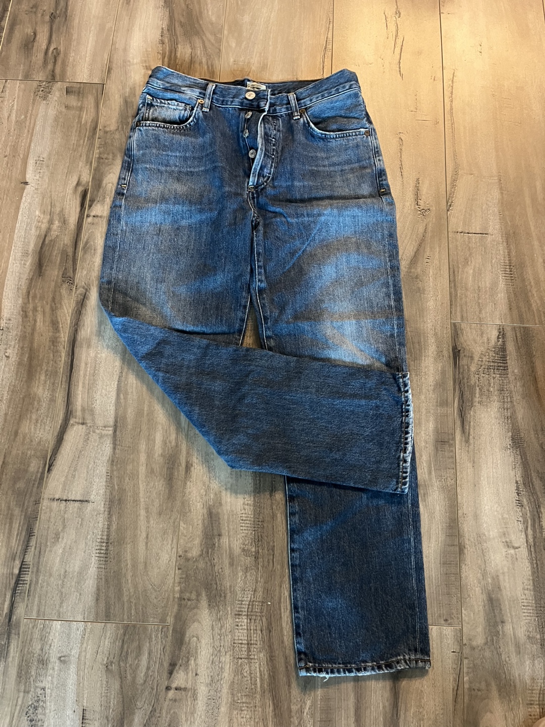 Citizens of Humanity McKenzie Curved Straight Jeans - Size 25 - photo 5