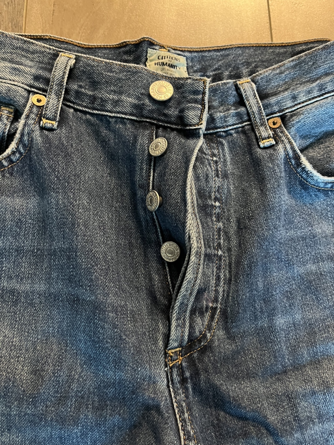 Citizens of Humanity McKenzie Curved Straight Jeans - Size 25 - photo 2