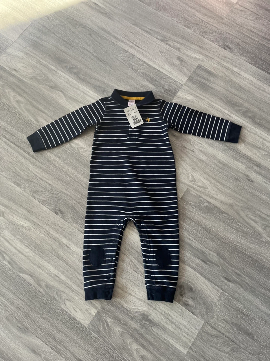 Carter's Baby Boy's Striped Romper - 24 Months