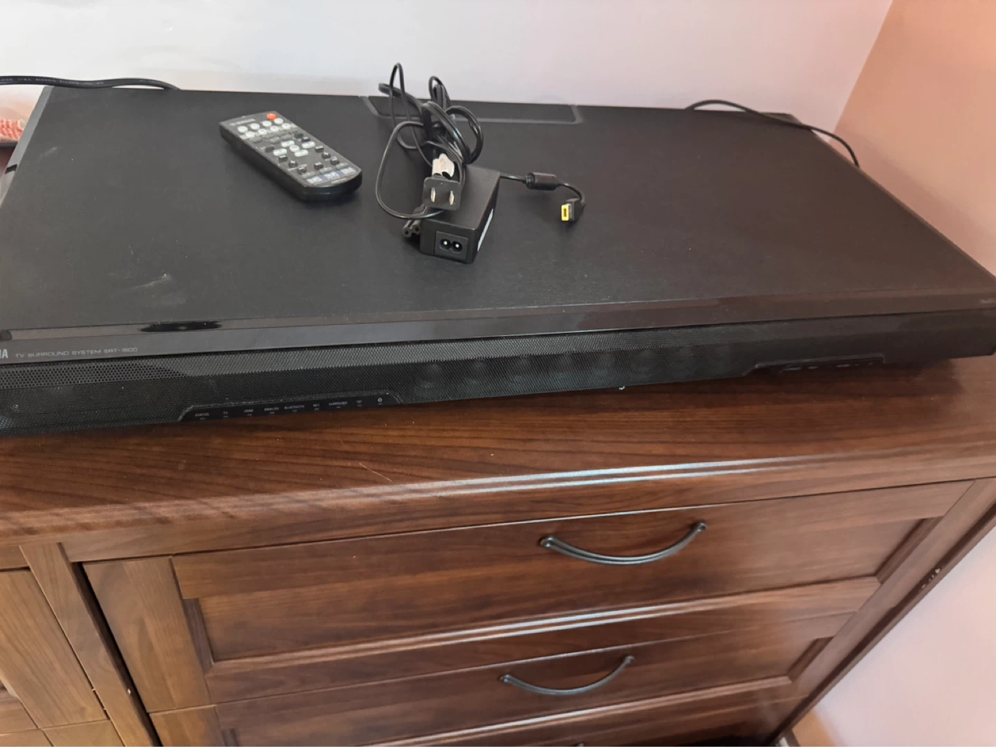 Yamaha SRT-1500 Soundbar System with Remote and Power Adapter - photo 2