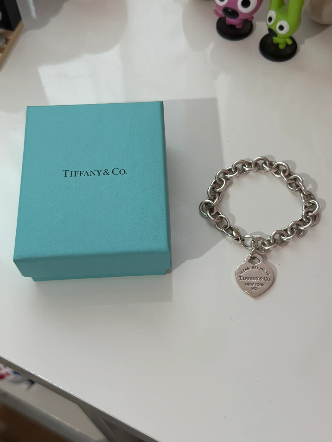 Tiffany & Co. Sterling Silver Heart Tag Bracelet