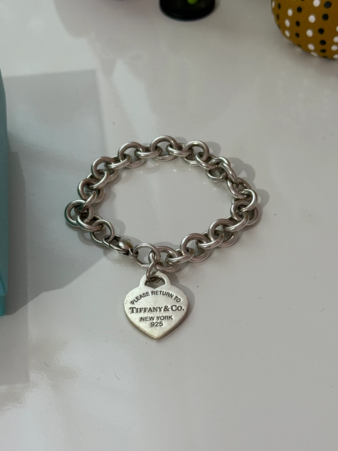 Tiffany & Co. Sterling Silver Heart Tag Bracelet - photo 2