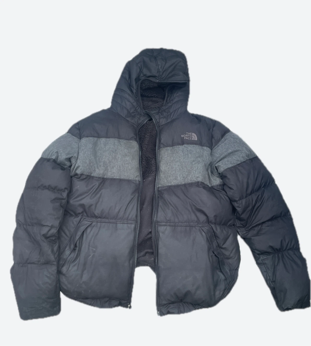 The North Face 550 Boys XL/TG Puffer Jacket. Zipper needed