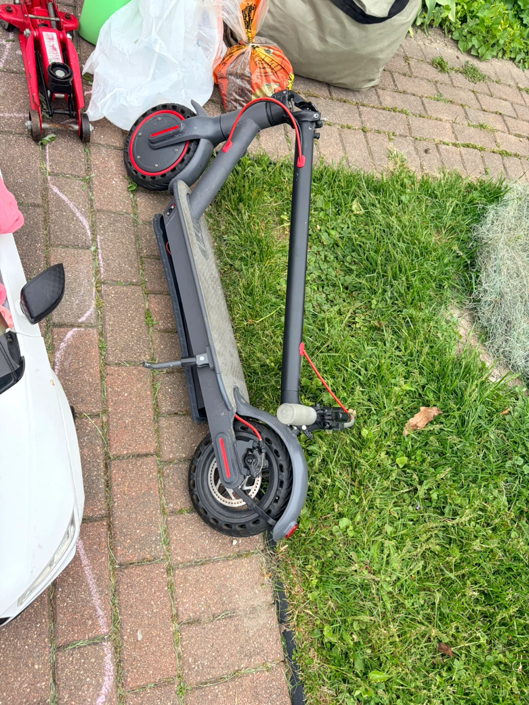 Gray Electric Scooter