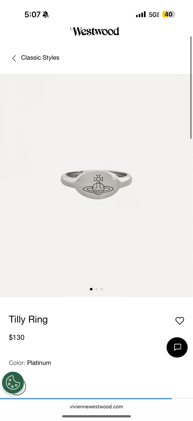 Vivienne Westwood Tilly Ring - photo 3