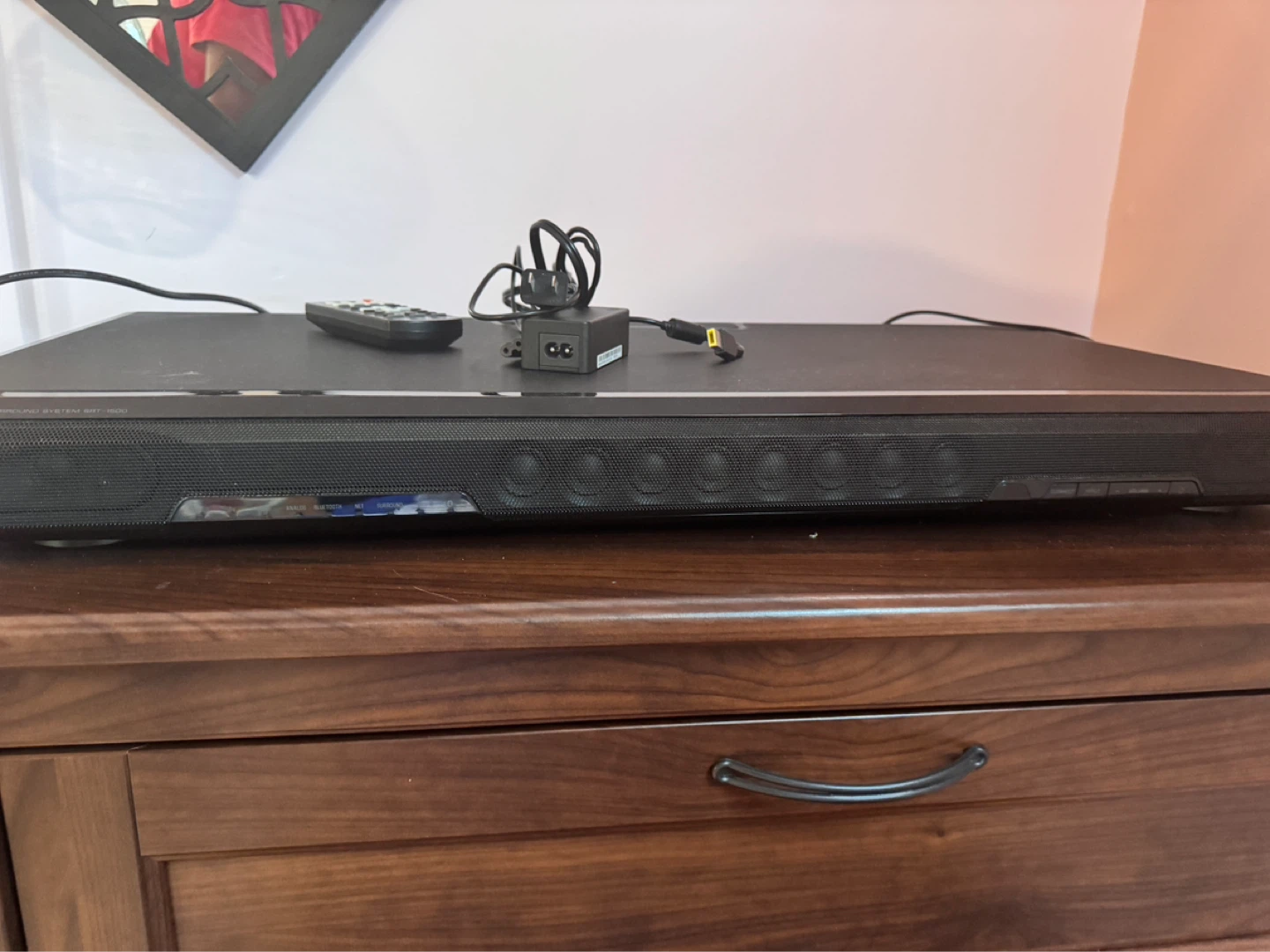 Yamaha SRT-1500 Soundbar System with Remote and Power Adapter