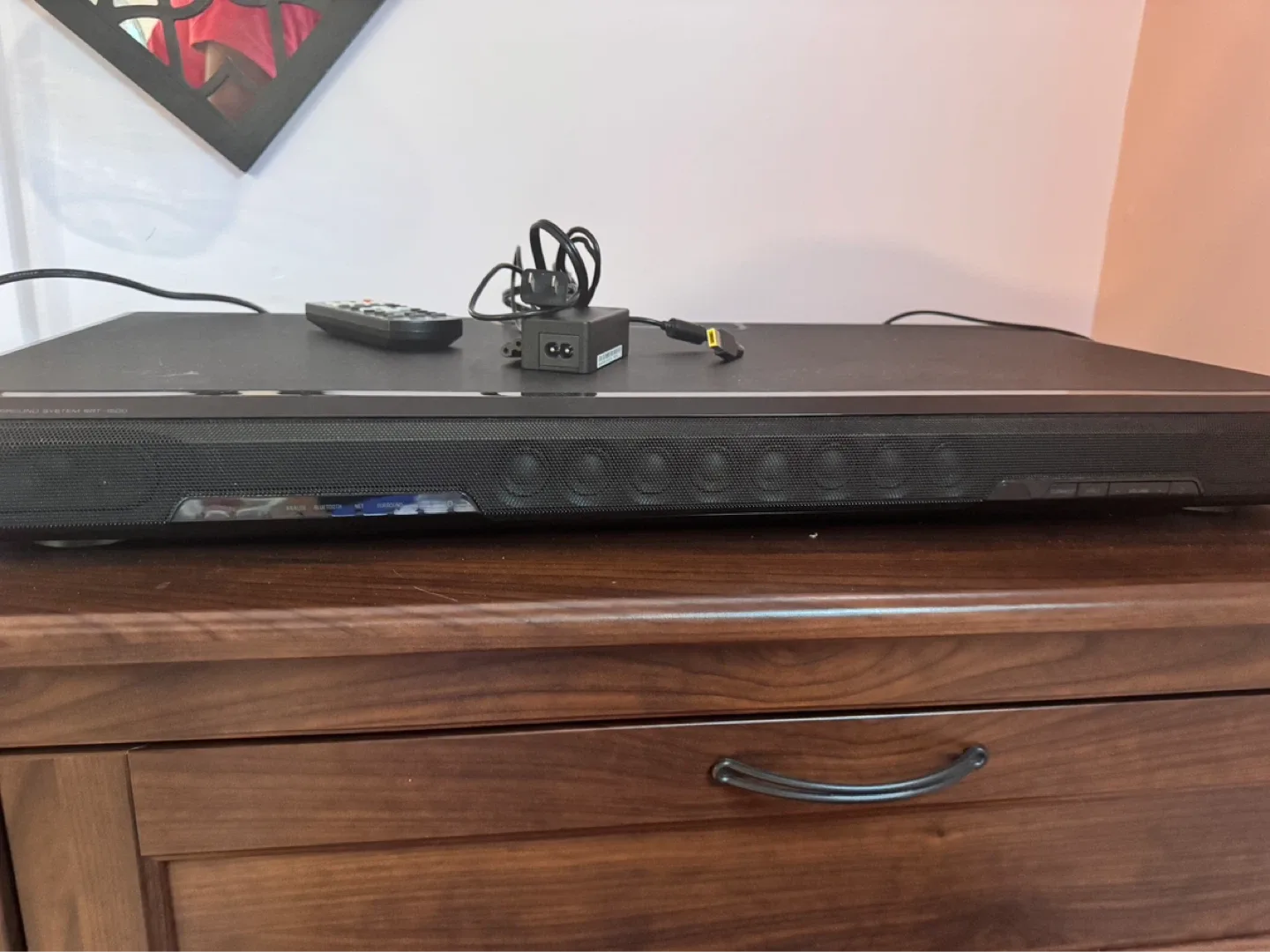 Yamaha SRT-1500 Soundbar System with Remote and Power Adapter