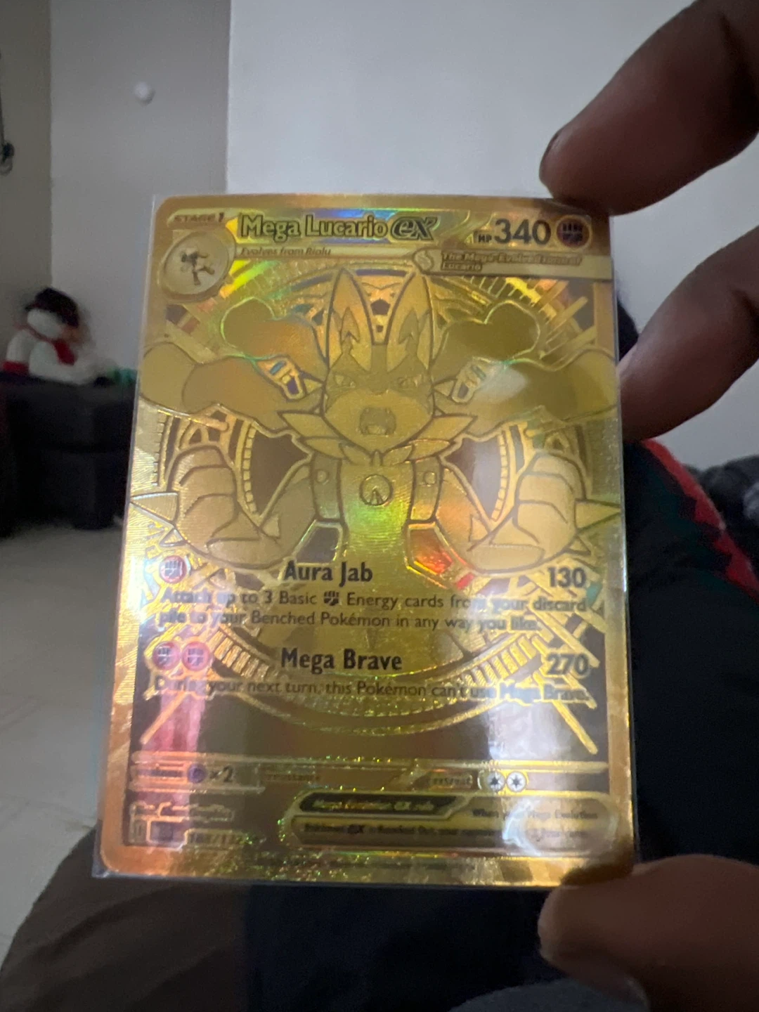 Pokemon Mega Lucario EX Card - photo 2
