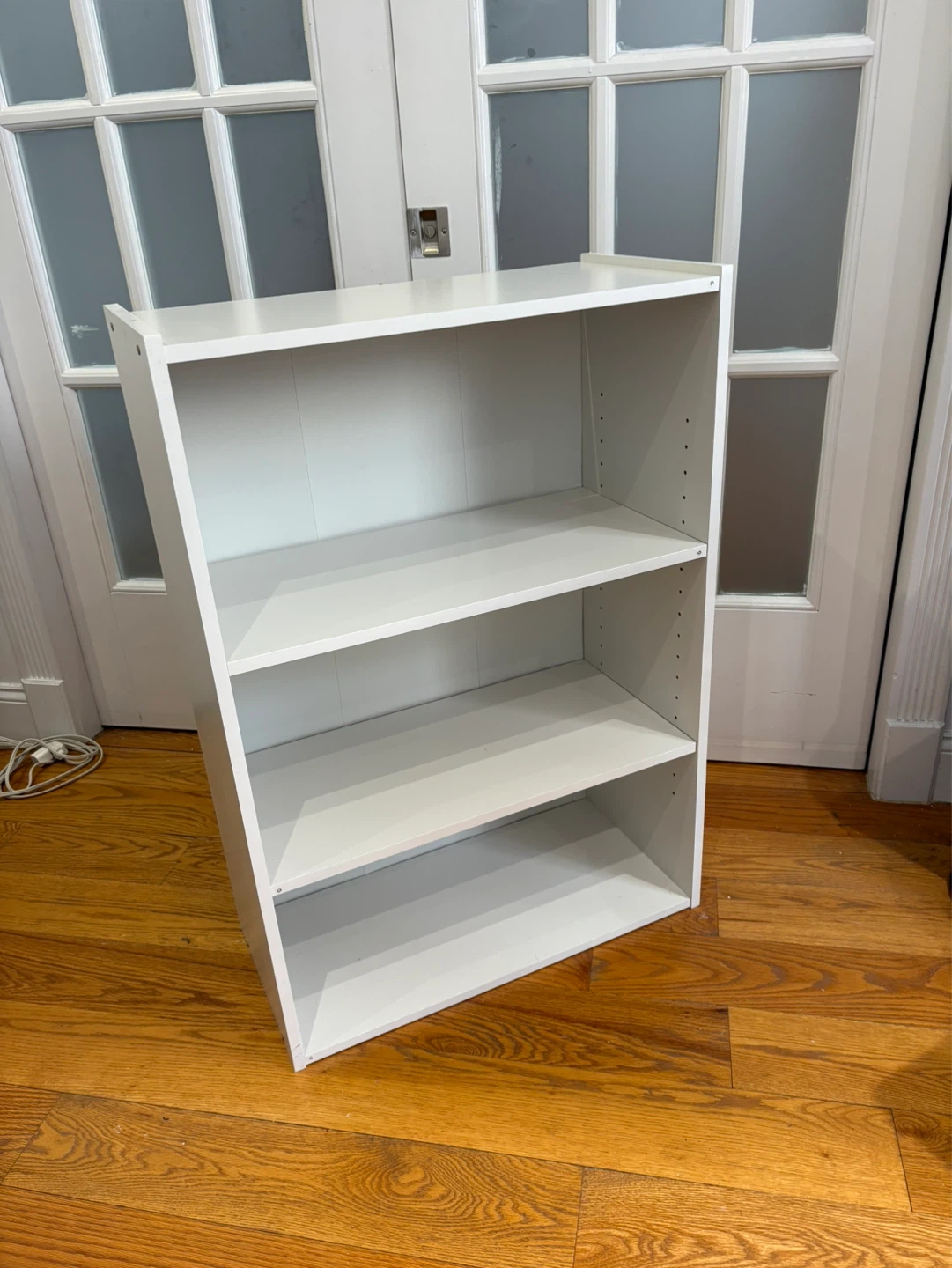 White 3-Shelf Bookcase