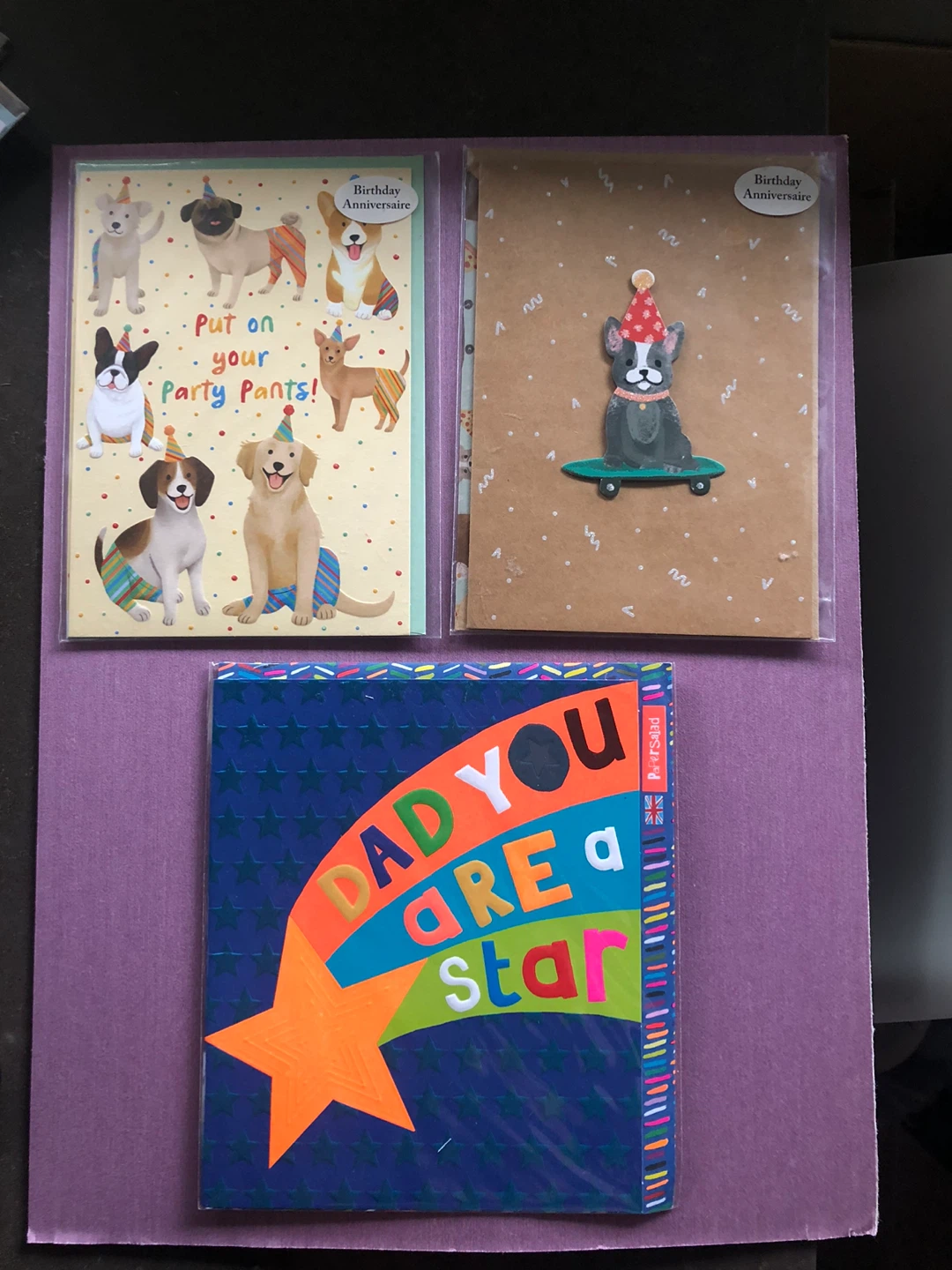 Lot of 9 Birthday Cards 1 Fathers Day Card - photo 2