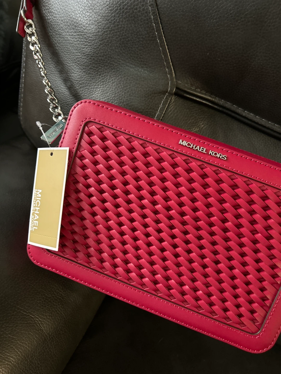 Michael Kors Jet Set Item Crossbody Bag - Pink