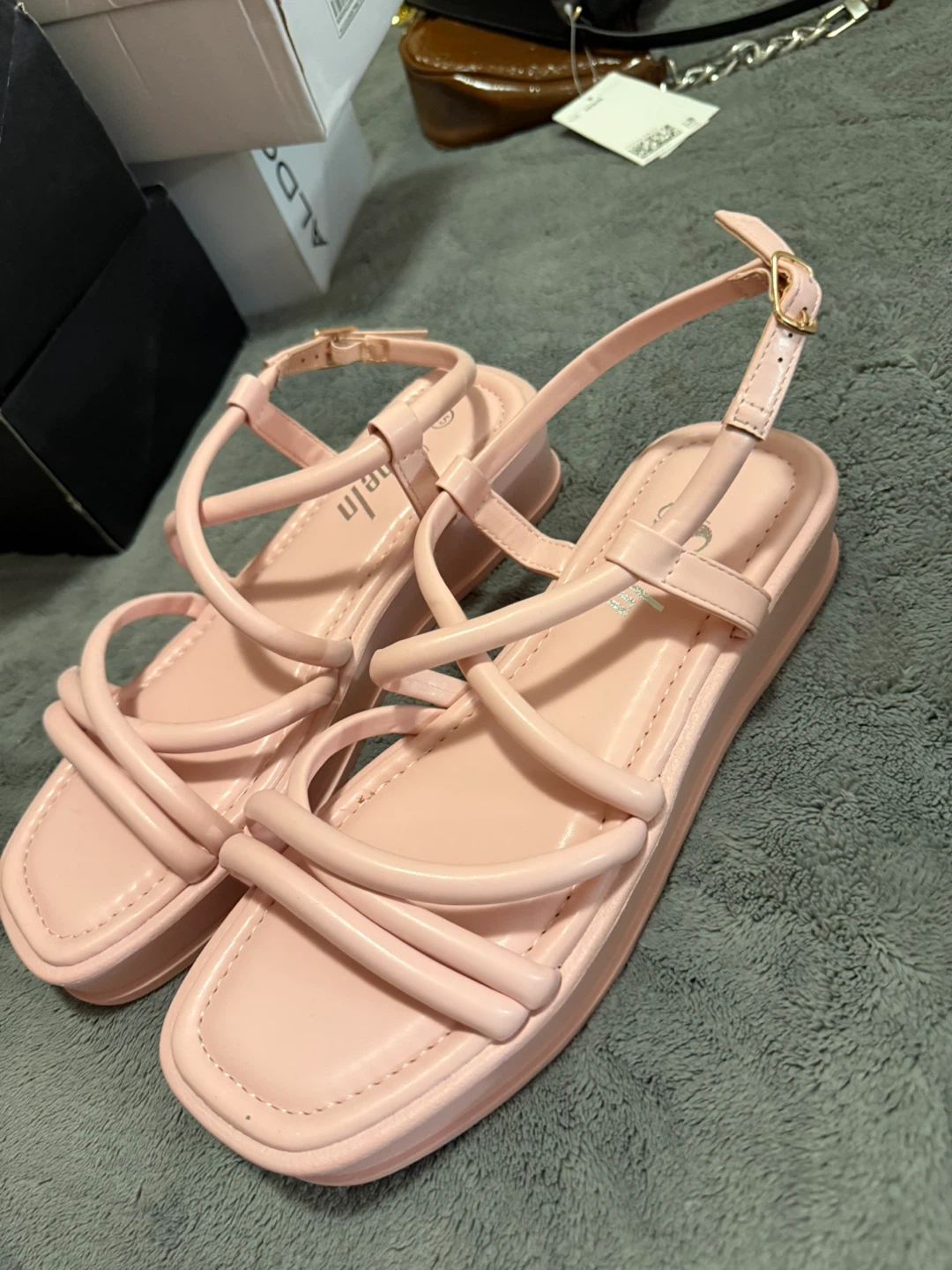Pink Platform Sandals - Size 8.5 - photo 2