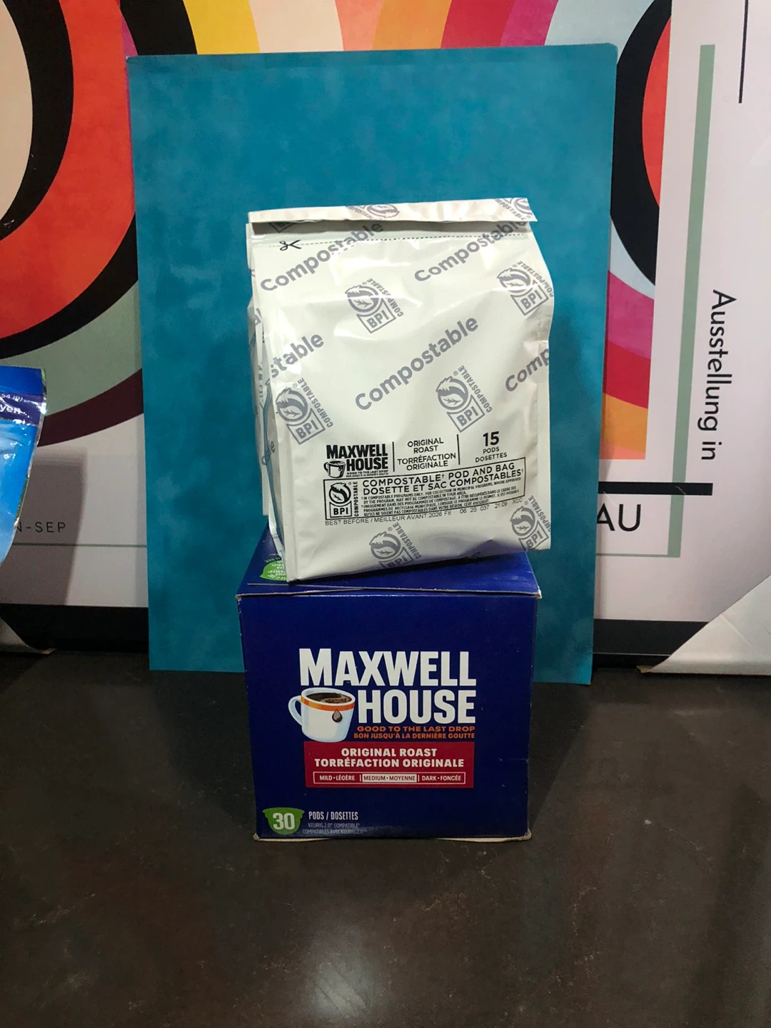 2 boxes of 30 Maxwell House Original Roast Coffee Pods Brand New