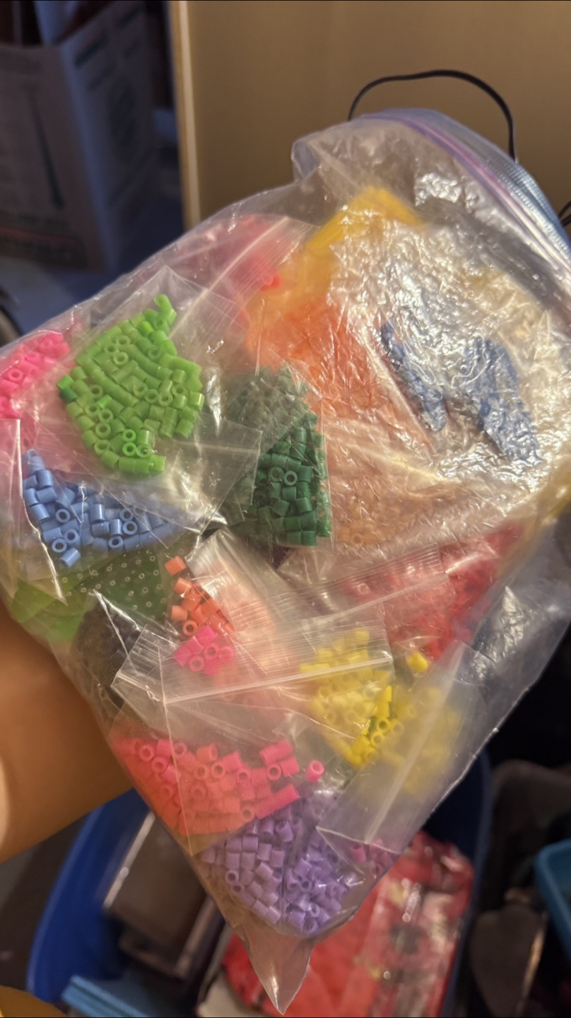 Sorted Perler Beads Assortment with Pegboards - photo 3