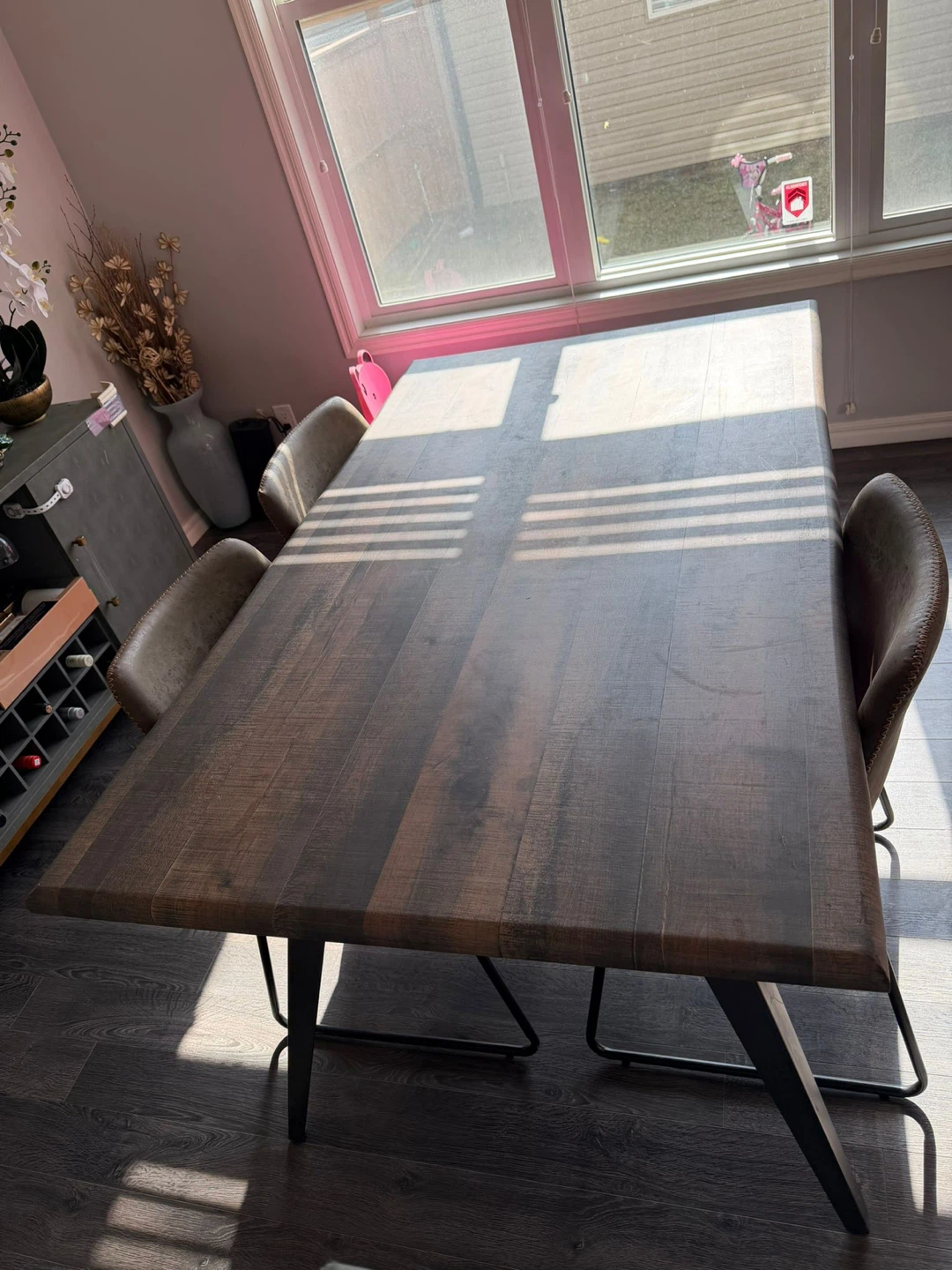 Dark Wood Dining Table - photo 3