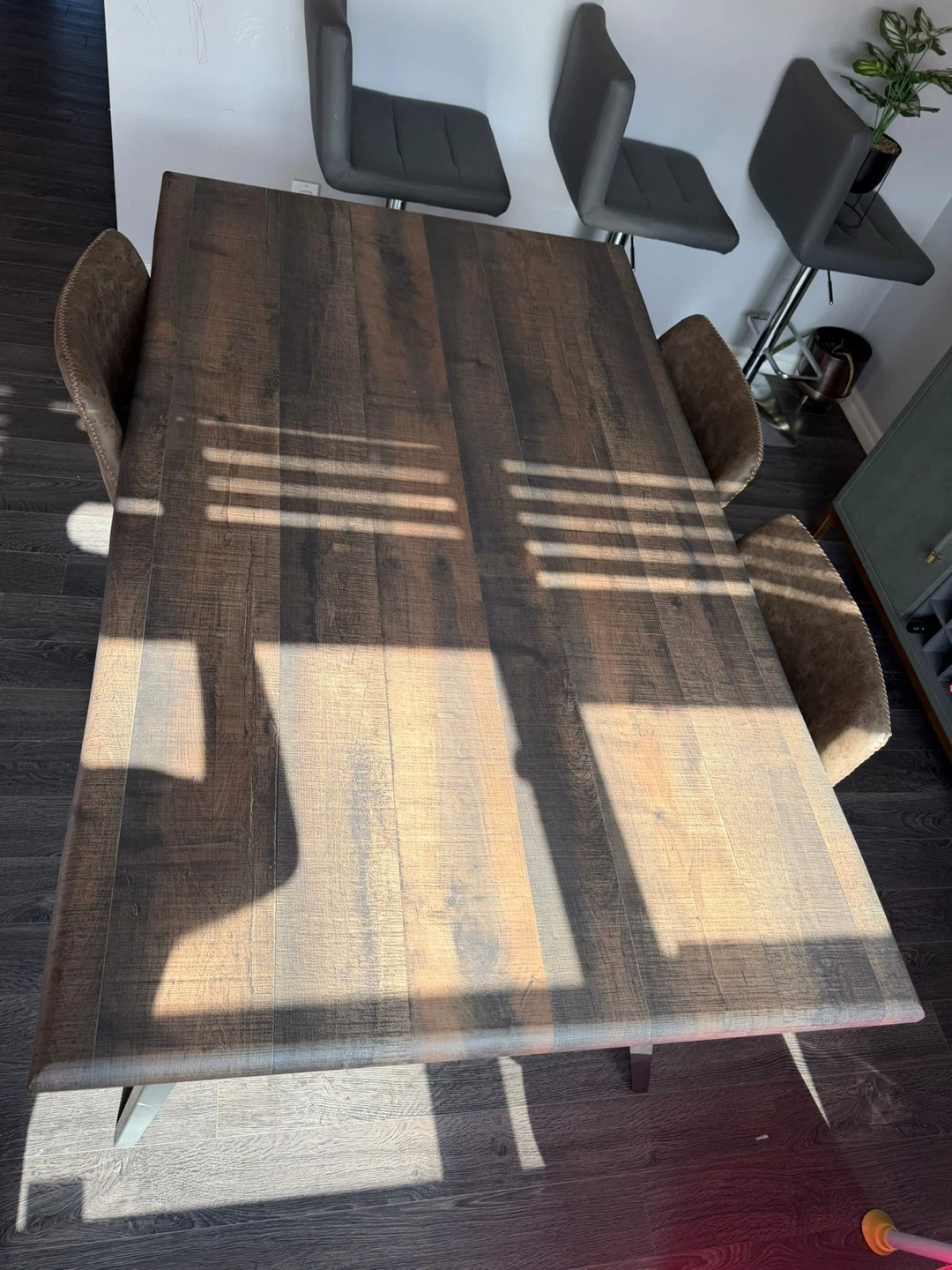 Dark Wood Dining Table - photo 4