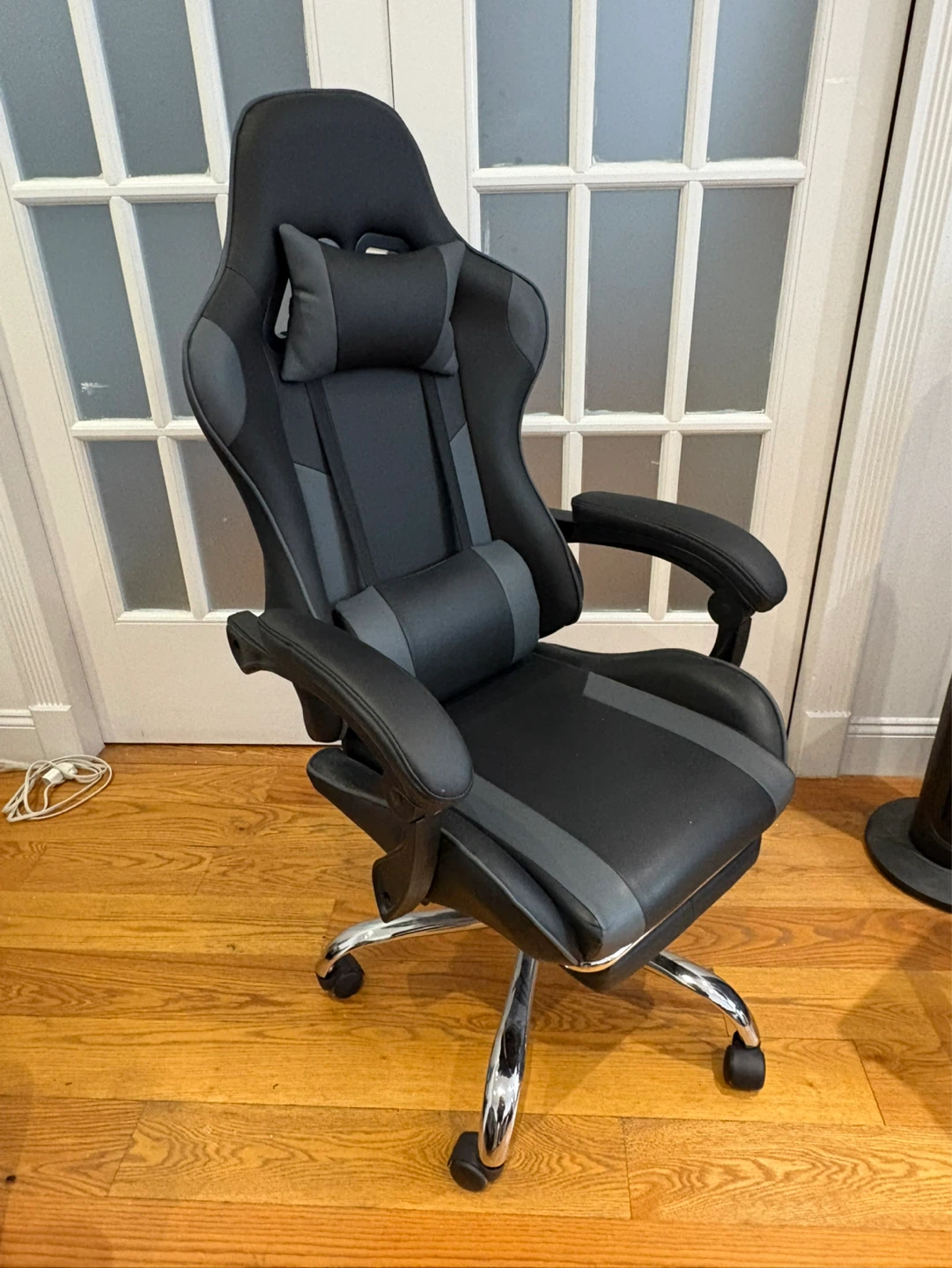 Gaming Chair with Lumbar and Headrest Pillows