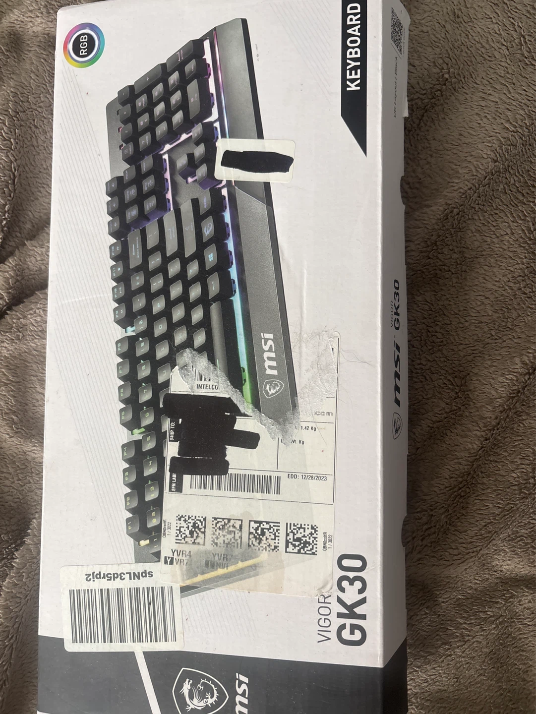 MSI Vigor GK30 RGB Gaming Keyboard