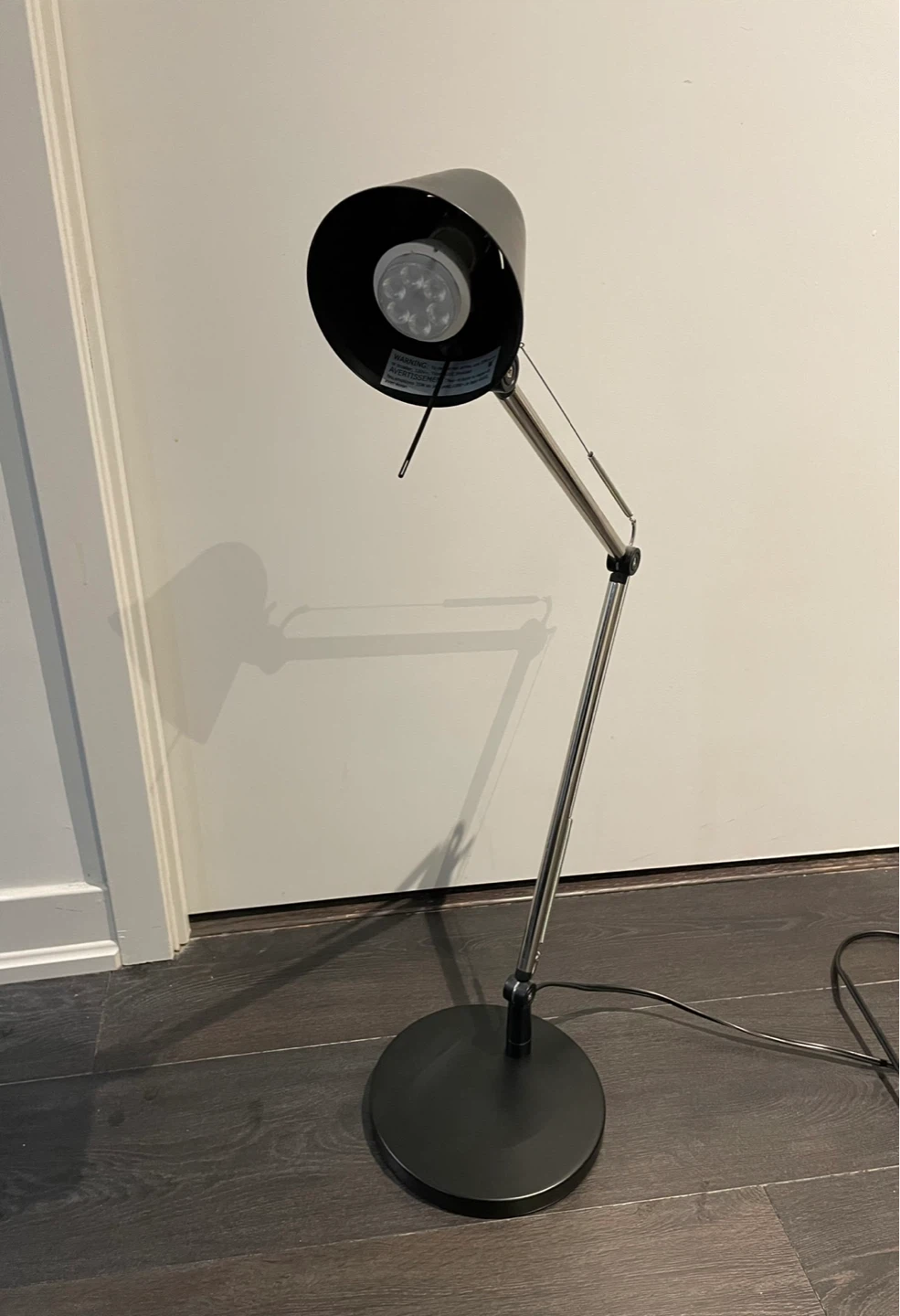 Adjustable Black Metal Desk Lamp - photo 2
