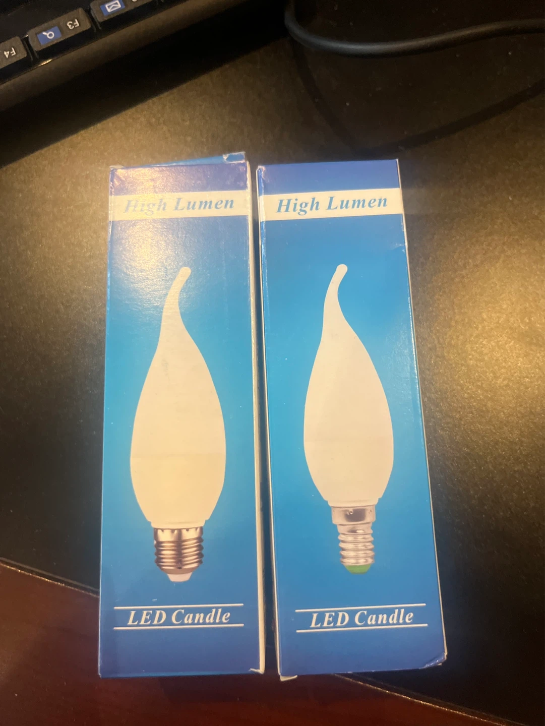 High Lumen LED Candle Light Bulbs (2 Pack)