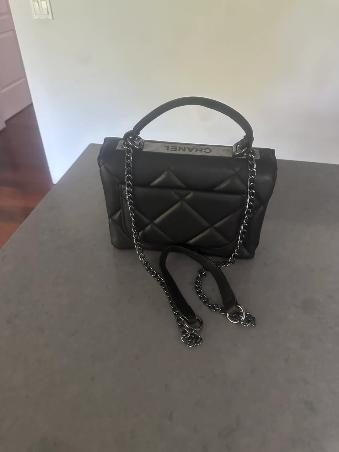 Black Quilted Handbag - photo 4