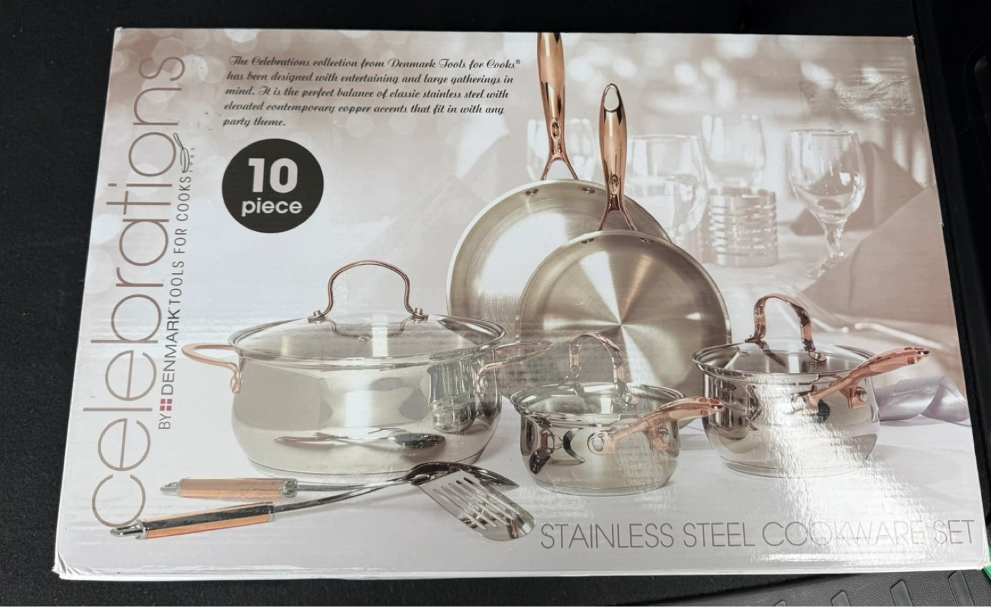 Denmark Tools for Cooks 10-Piece Stainless Steel Cookware Set - photo 4
