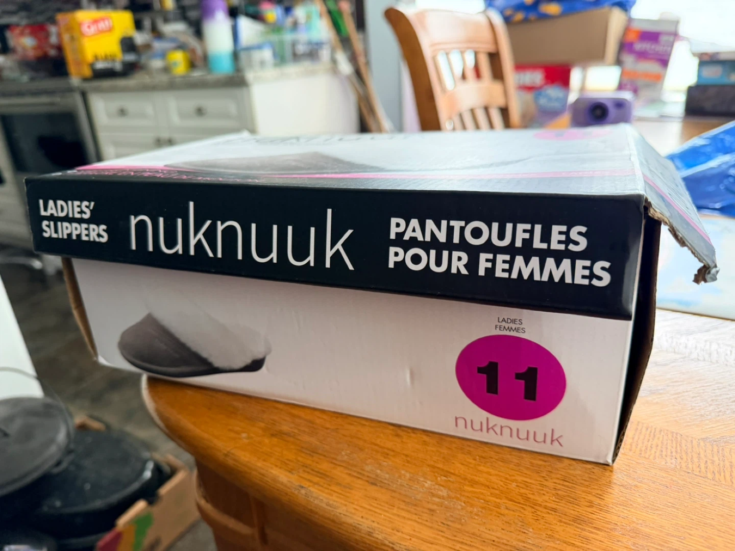Nuknuuk Women's Sheepskin Lined Slippers - Size 11 new with tags - photo 3