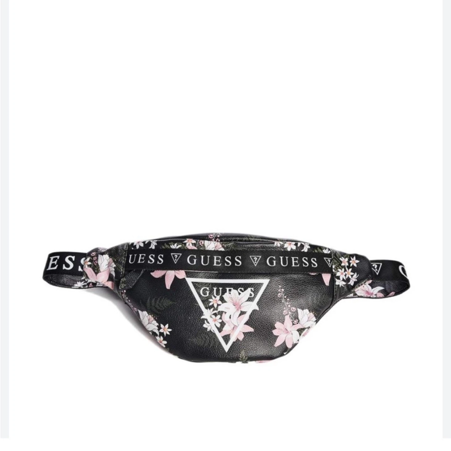 GUESS Black Floral Fanny Pack