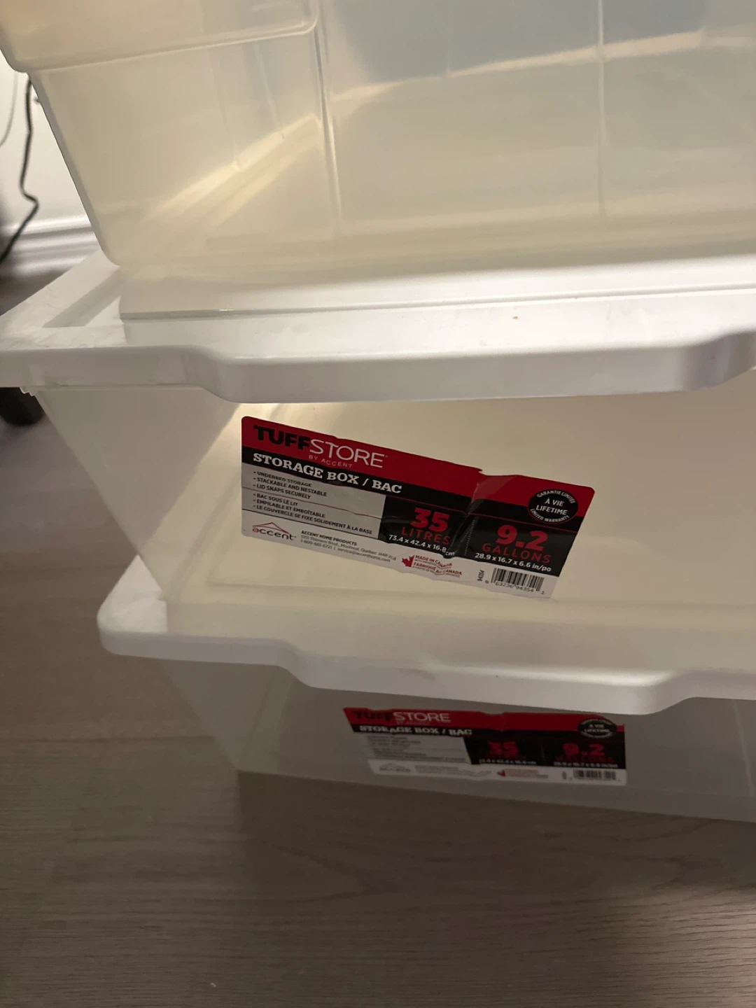 2 Store bins 35 litter each - photo 2
