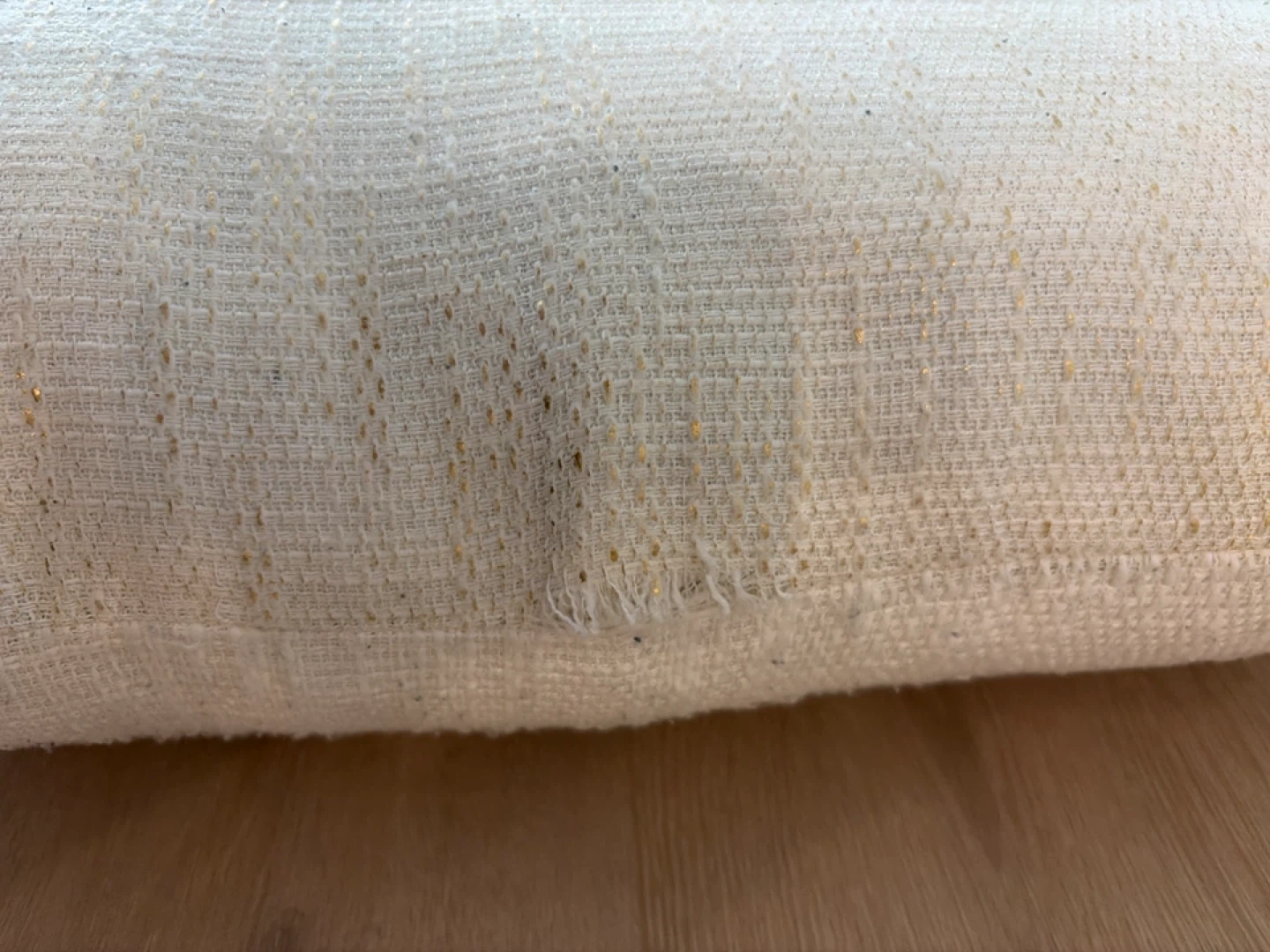 Plush Throw Blanket - Cream - photo 3