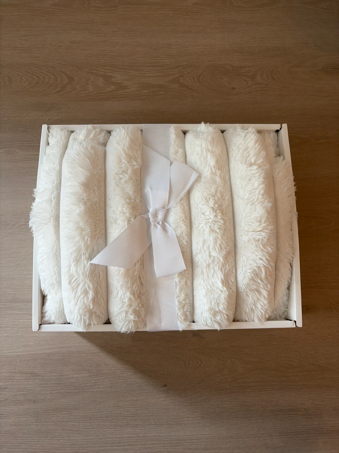Plush Throw Blanket - Cream - photo 2