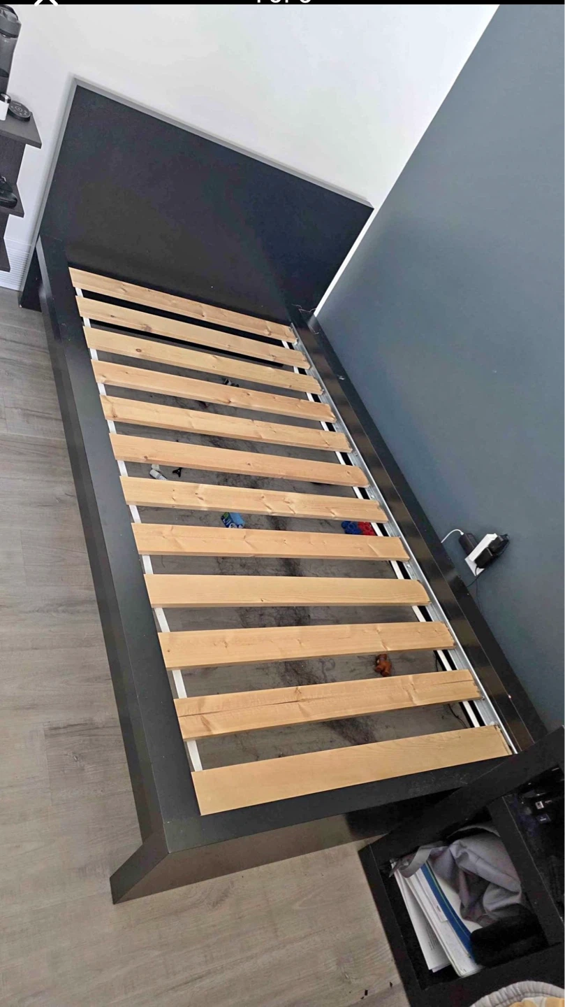 Twin Bed Frame with Slatted Base - photo 4